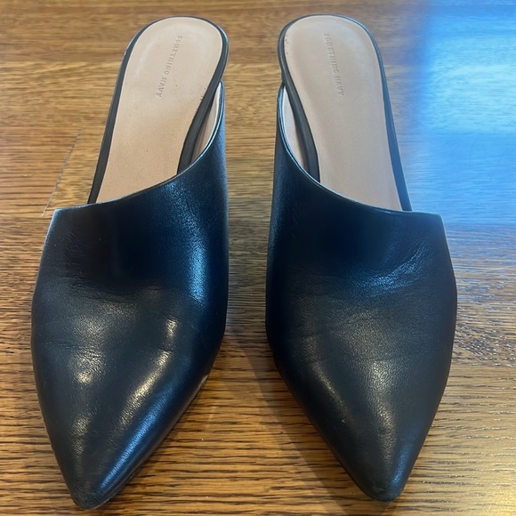 SOMETHING NAVY BLACK HEELS 7.5 - Picture 2 of 5